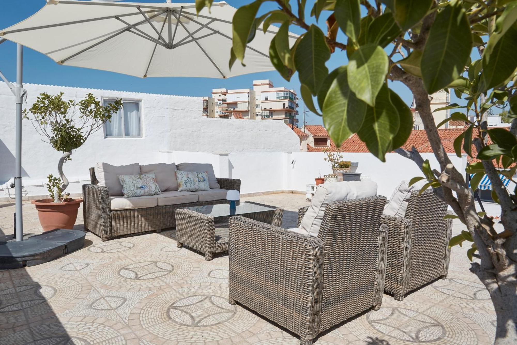 City Center Penthouse With Solarium 2 Minutes From The Beach Фуенхірола Екстер'єр фото